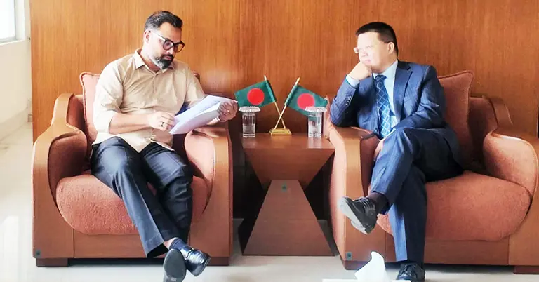 ক্রীড়া খাতের উন্নয়নে চীনের সহযোগিতা চায় বাংলাদেশ