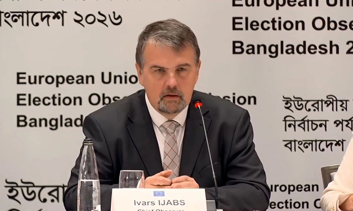 নির্বাচন প্রতিযোগিতামূলক ও বিশ্বাসযোগ্য হয়েছে: ইইউ পর্যবেক্ষণ মিশন