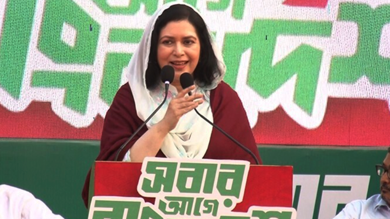 বিএনপির রাজনীতি হলো সুষ্ঠু পরিকল্পনার রাজনীতি : জুবাইদা রহমান