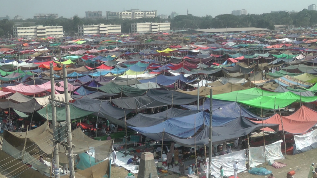 আম বয়ানে শুরু সা'দপন্থিদের ইজতেমা