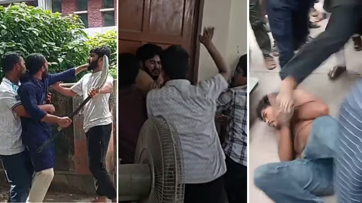 ৩ শিক্ষার্থীকে দুই দফায় পেটালেন রাকসু জিএস আম্মার ও শিবির নেতারা