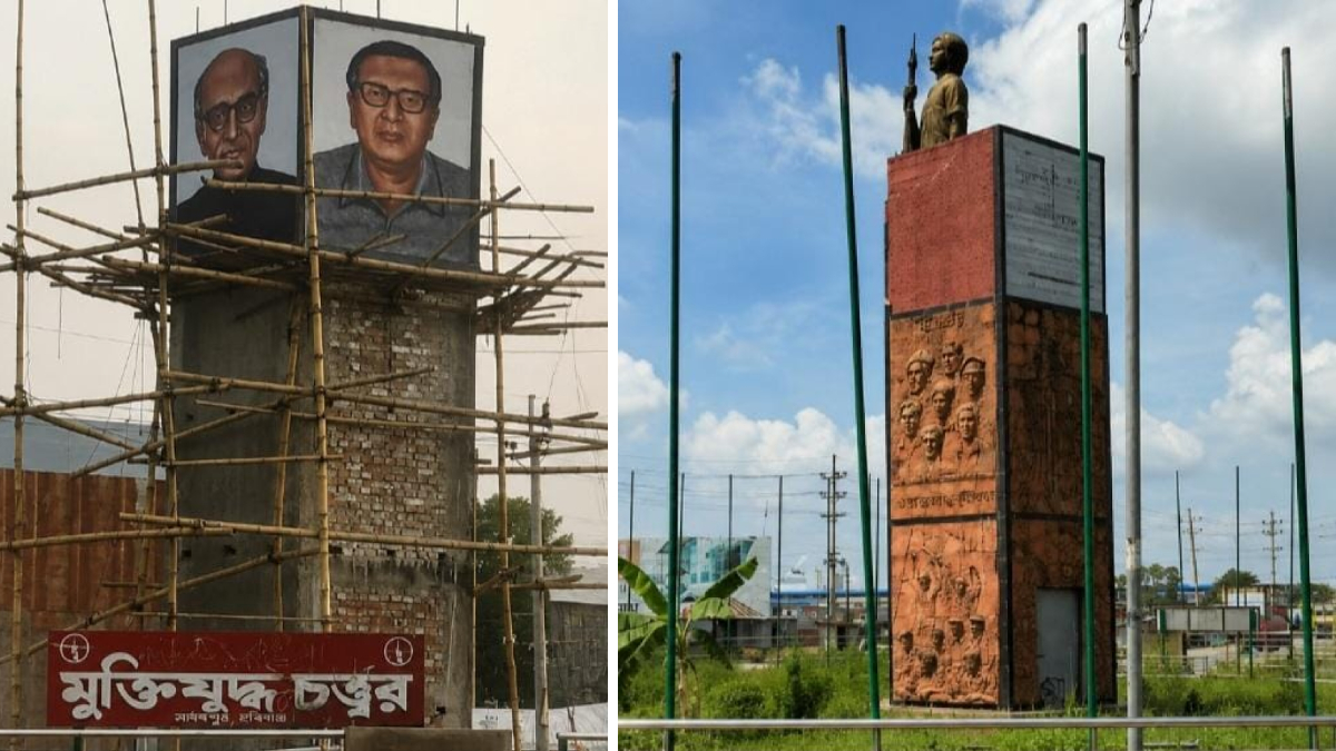 জাতীয় ৪ নেতার ম্যুরাল অপসারণ— ক্ষুব্ধ মুক্তিযোদ্ধারা, প্রশাসনের দায় অস্বীকার