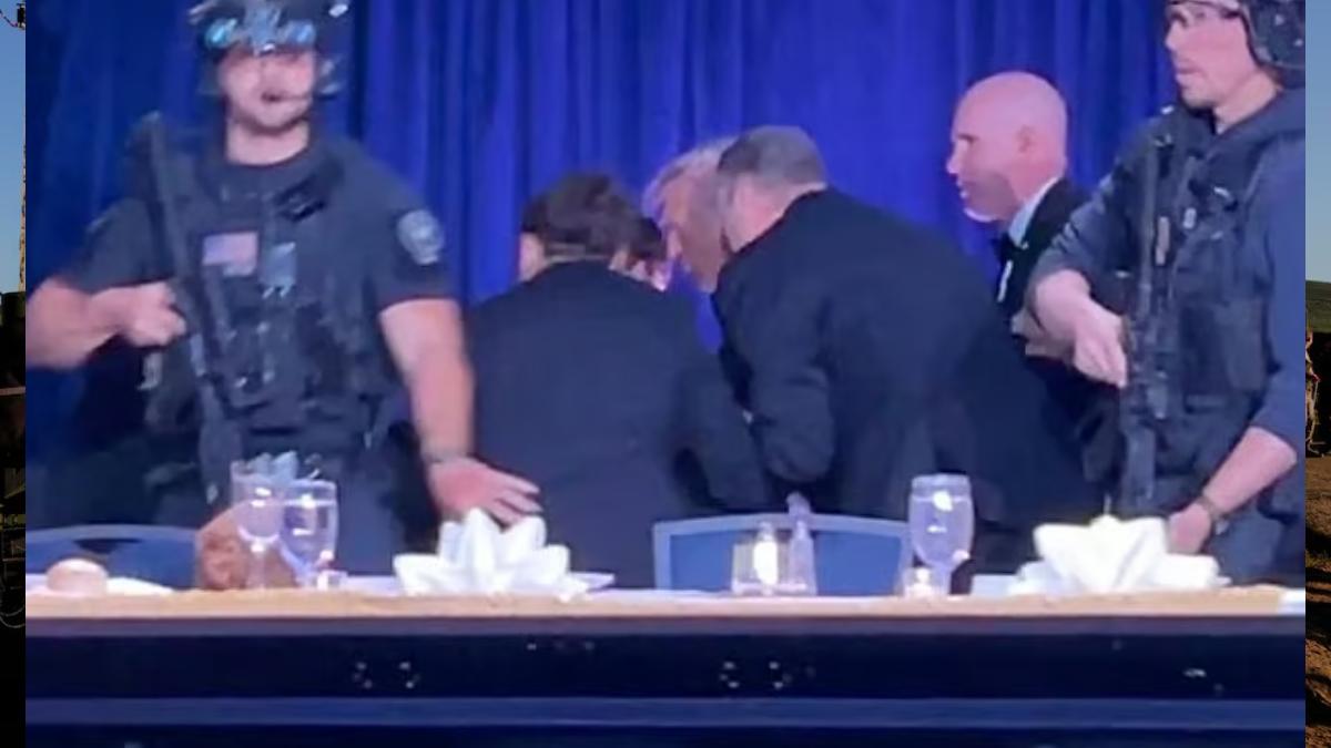 গুলির বিকট শব্দে পণ্ড সংবাদকর্মীদের নৈশভোজ, নিরাপদে ট্রাম্প-মেলানিয়া