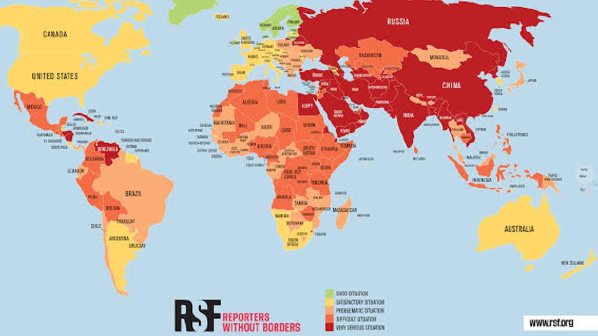 মুক্ত গণমাধ্যম সূচকে ৩ ধাপ অবনমন বাংলাদেশের