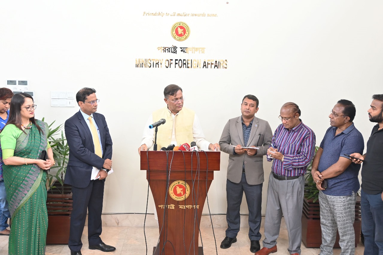 দেশের স্বার্থ সংরক্ষণ করেই ভারতের সাথে সমঝোতা স্বাক্ষর-নবায়ন : পররাষ্ট্রমন্ত্রী