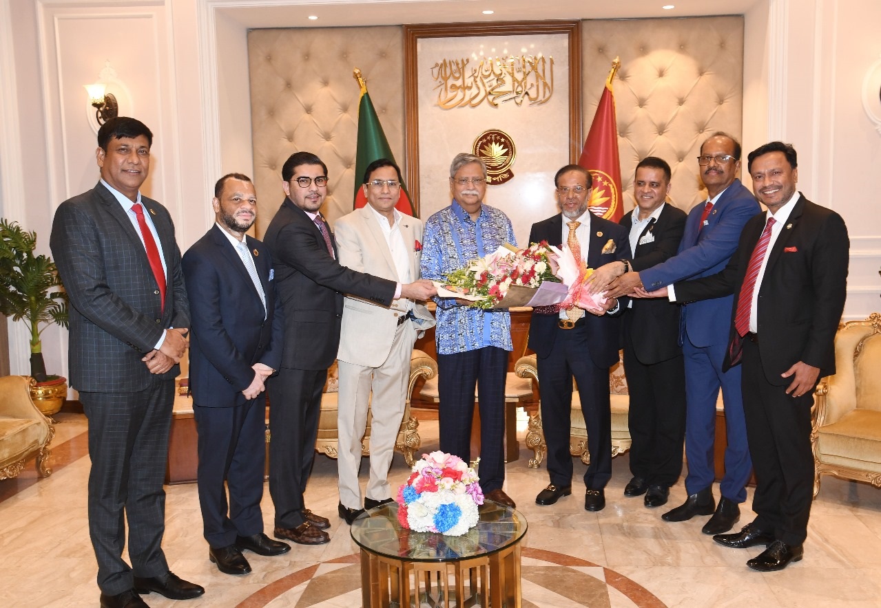 রাষ্ট্রপতির সঙ্গে এনআরবি সিআইপি অ্যাসোসিয়েশন নেতাদের বৈঠক