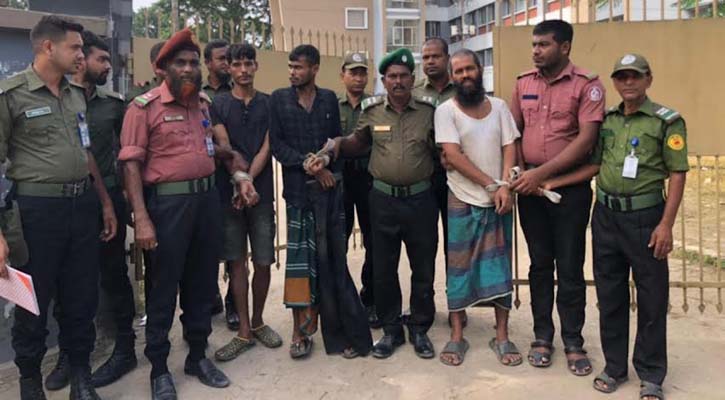 নরসিংদীতে ডাকাত সন্দেহে আটক ৩