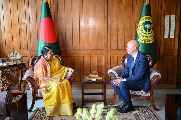 স্পিকারের সঙ্গে ইউরোপীয় ইউনিয়নের রাষ্ট্রদূতের বিদায়ী সাক্ষাৎ