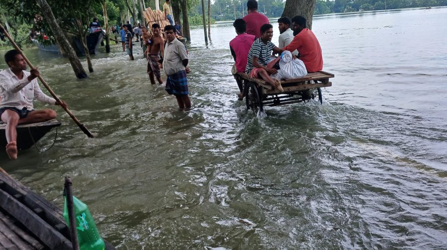জামালপুরে বন্যা পরিস্থিতির অবনতি