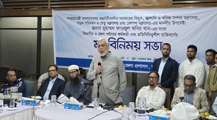 পেশিশক্তির কাছে অন্তর্বর্তীকালীন সরকারের দায়বদ্ধতা নেই: উপদেষ্টা ফাওজুল কবির