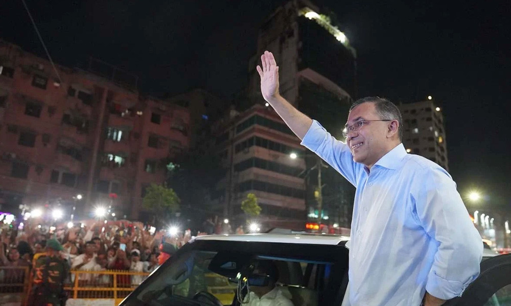 নয়াপল্টনে বিএনপি কার্যালয়ে তারেক রহমান