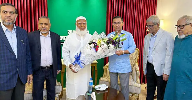 জামায়াত আমিরের বাসায় তারেক রহমান
