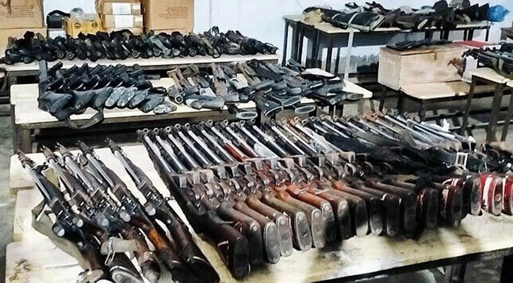 ৪ সেপ্টেম্বর থেকে এখন পর্যন্ত ১১১ অস্ত্র উদ্ধার, গ্রেপ্তার ৫১