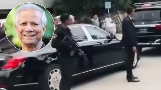 ভিভিআইপি প্রটোকল নিয়েই জ্যামে বসে থাকলেন ড. ইউনূস