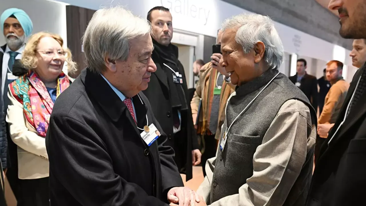 জাতিসংঘের মহাসচিবের সঙ্গে ড. ইউনূসের সাক্ষাৎ