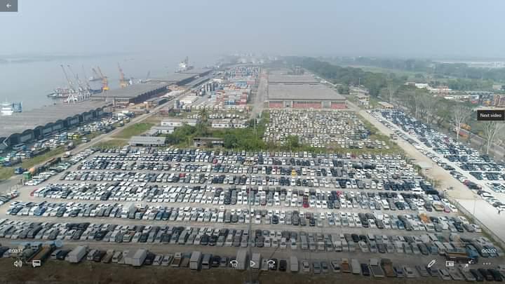 মোংলা বন্দরে নিলামে উঠছে নামিদামি ১০৭ গাড়ি