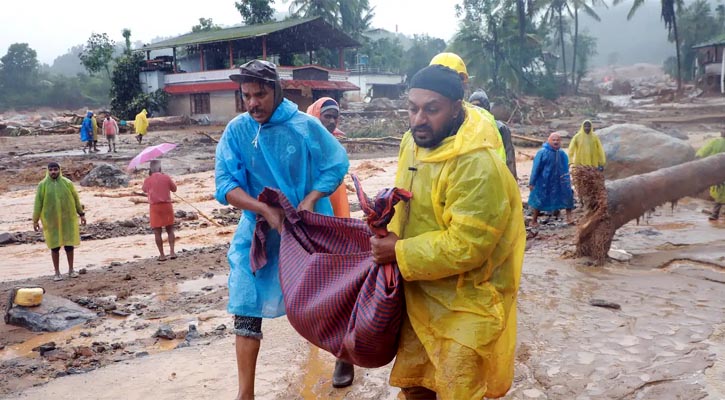 কেরালায় ভূমিধসে মৃতের সংখ্যা বেড়ে ১০৬