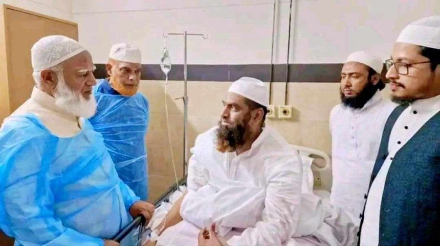 মামুনুল হককে দেখতে হাসপাতালে জামায়াতের আমির