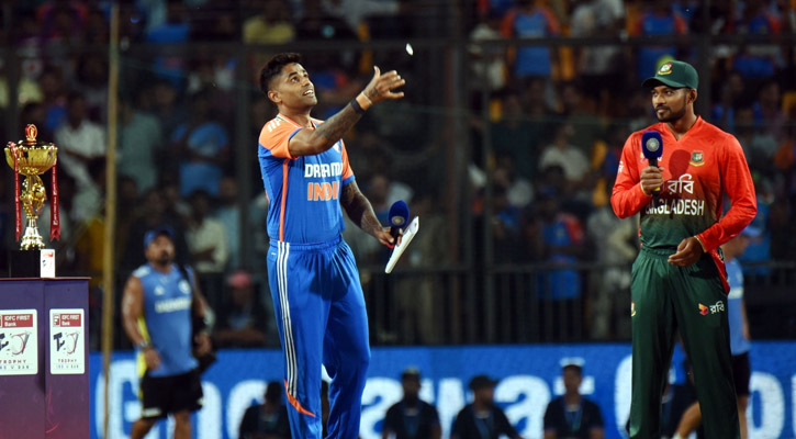 টস জিতে ফিল্ডিংয়ের সিদ্ধান্ত বাংলাদেশের