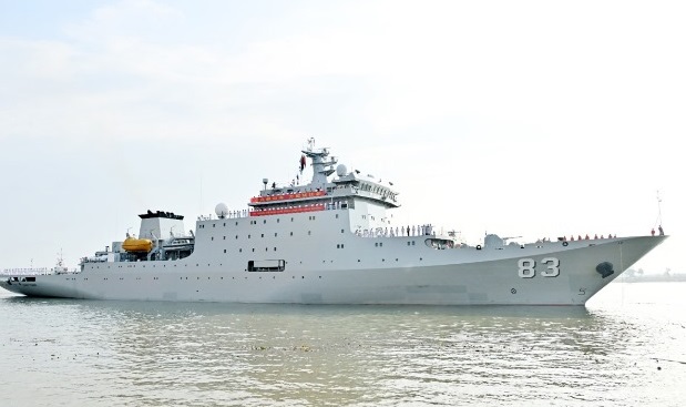 ৪ দিনের শুভেচ্ছা সফরে বাংলাদেশে চীন নৌবাহিনীর দুই জাহাজ