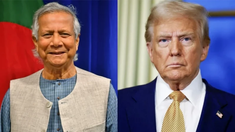 ডোনাল্ড ট্রাম্পকে ধন্যবাদ জানালেন প্রধান উপদেষ্টা