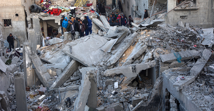 গাজায় আরও ৭৭ ফিলিস্তিনি নিহত