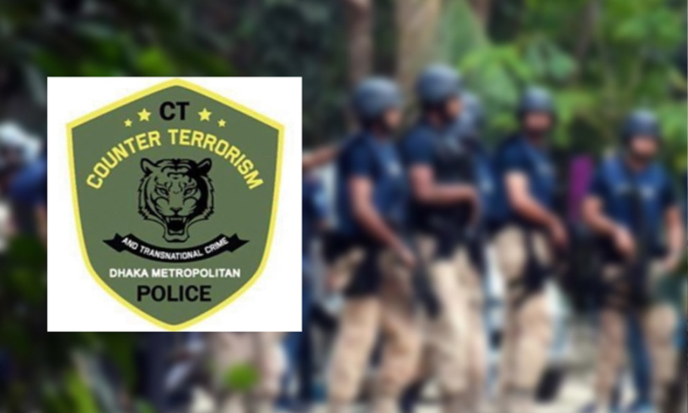 ধানমণ্ডির একটি ভবনে সিটিটিসির অভিযান, অস্ত্রসহ আটক ৩