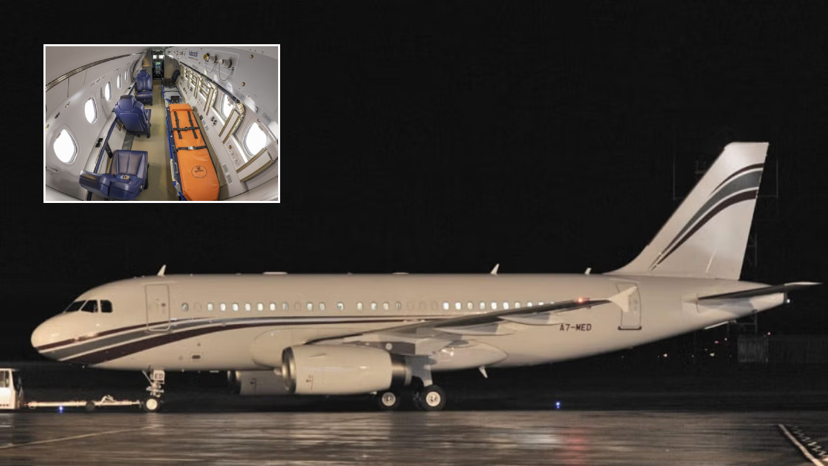 কী কী সুবিধা আছে কাতার আমিরের এয়ার অ্যাম্বুলেন্সে