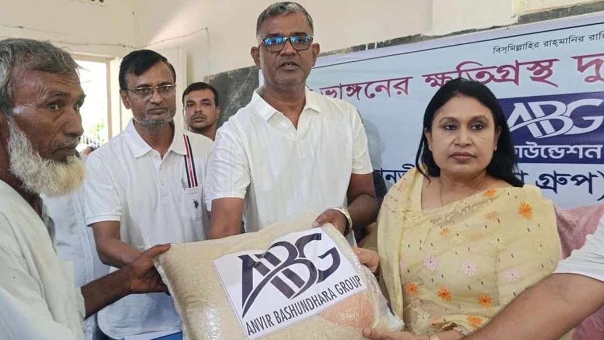 নদীভাঙনকবলিত অসহায়দের পাশে এবিজি ফাউন্ডেশন