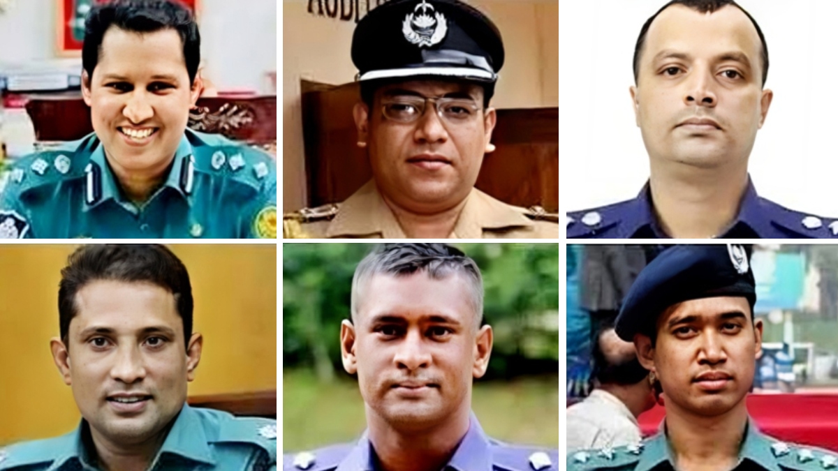 অনুপস্থিত-পলায়ন: বিপ্লব, সুদীপসহ ৬ পুলিশ কর্মকর্তা বরখাস্ত