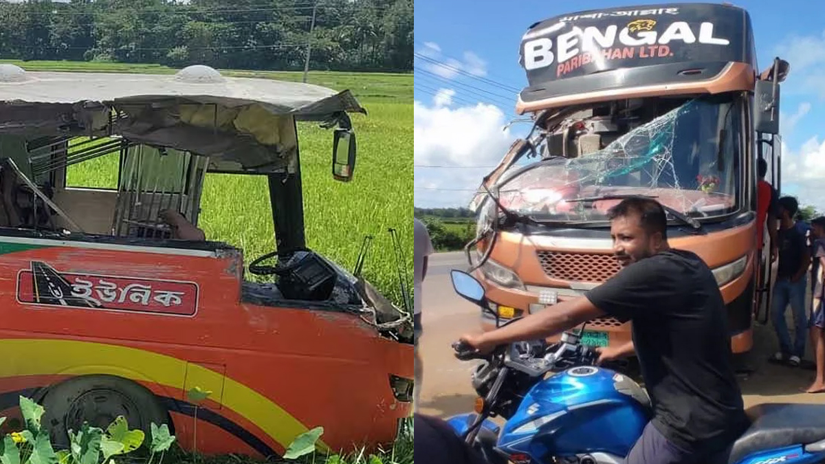 সিলেটে দুই বাসের মুখোমুখি সংঘর্ষ, নিহত ৮