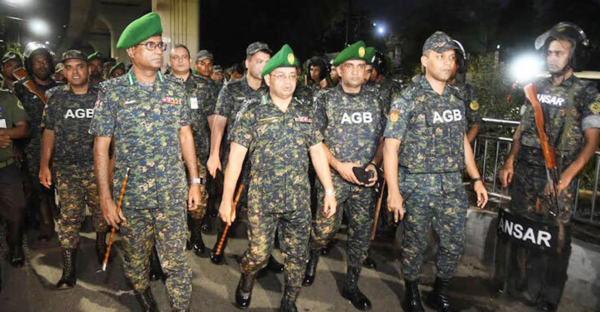 রাজধানীতে ১৬ প্লাটুন আনসার মোতায়েন