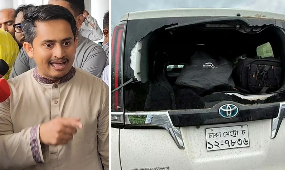 সিলেটে সারজিসের গাড়িতে ফের হামলা, অভিযোগ অস্বীকার ছাত্রদলের
