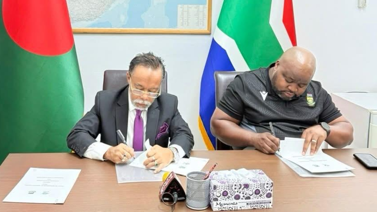 ক্রিকেট উন্নয়নে বাংলাদেশ-দক্ষিণ আফ্রিকার নতুন সহযোগিতা চুক্তি