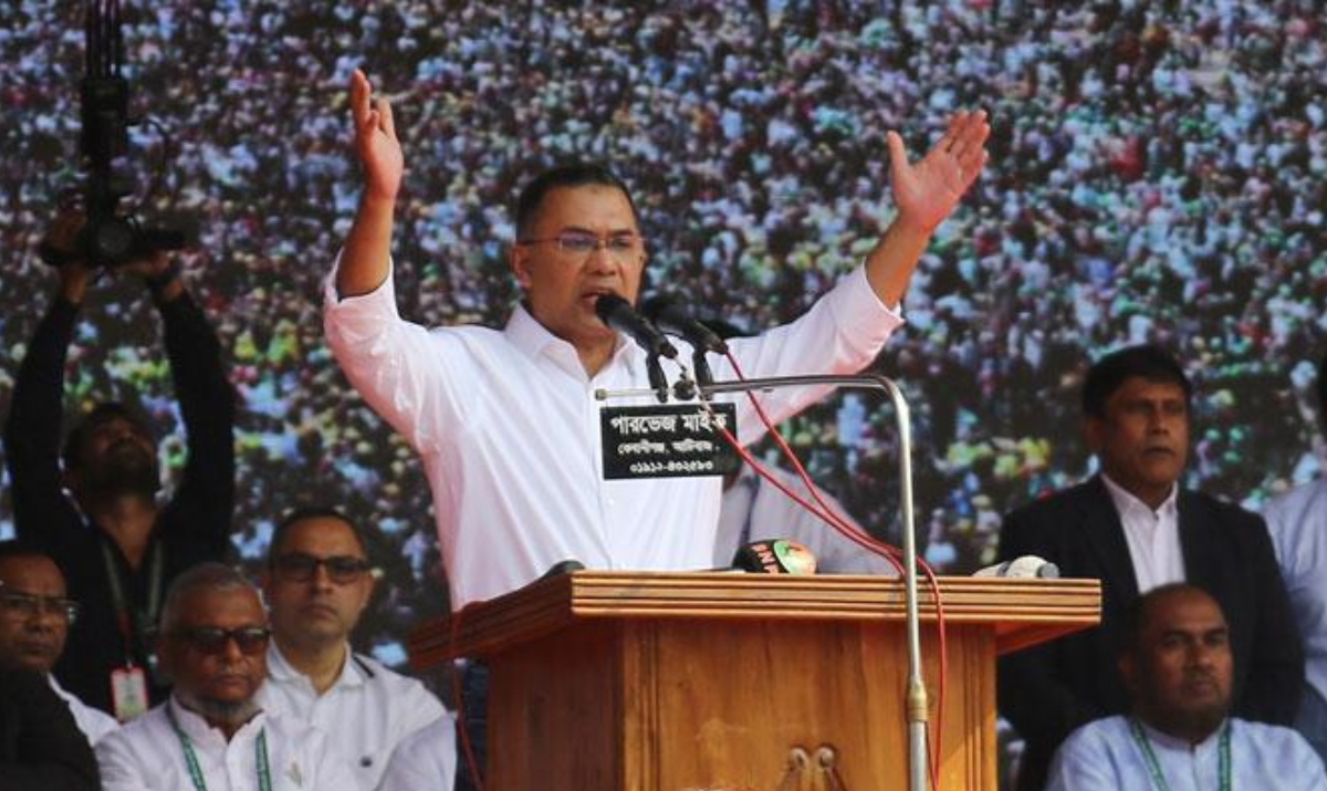 ‘বেহেস্তের টিকিট’ বিক্রির মাধ্যমে কেউ কেউ ভোট চাচ্ছে— অভিযোগ তারেক রহমানের