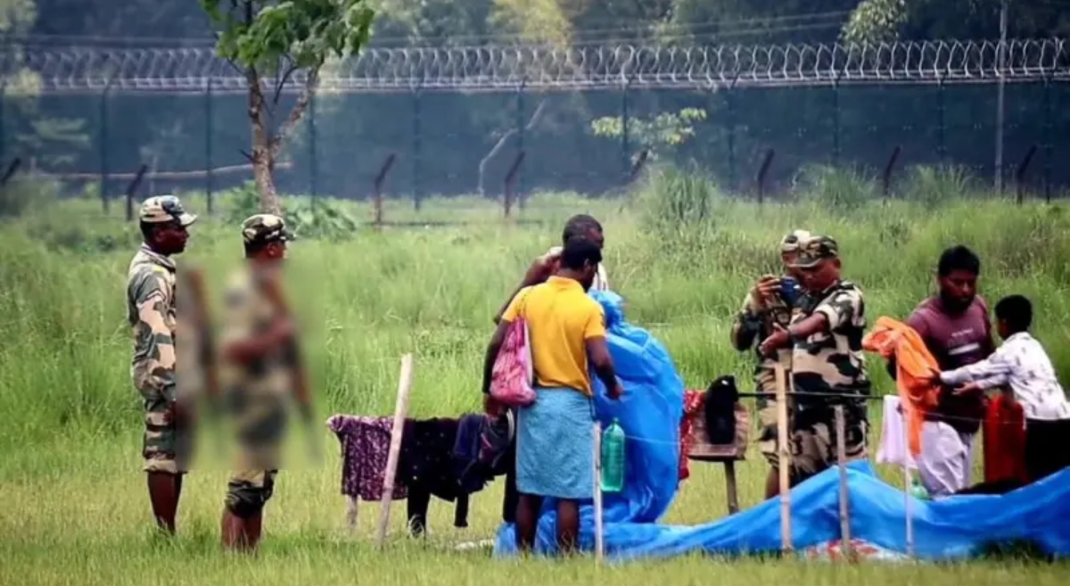 বড়বাড়ি সীমান্তে আটকে থাকা ১০ জনকে সরিয়ে নিল বিএসএফ