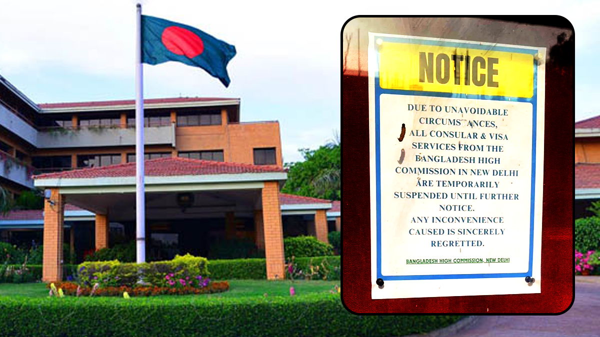 দিল্লিতে বাংলাদেশ দূতাবাসে ভিসা কার্যক্রম বন্ধ