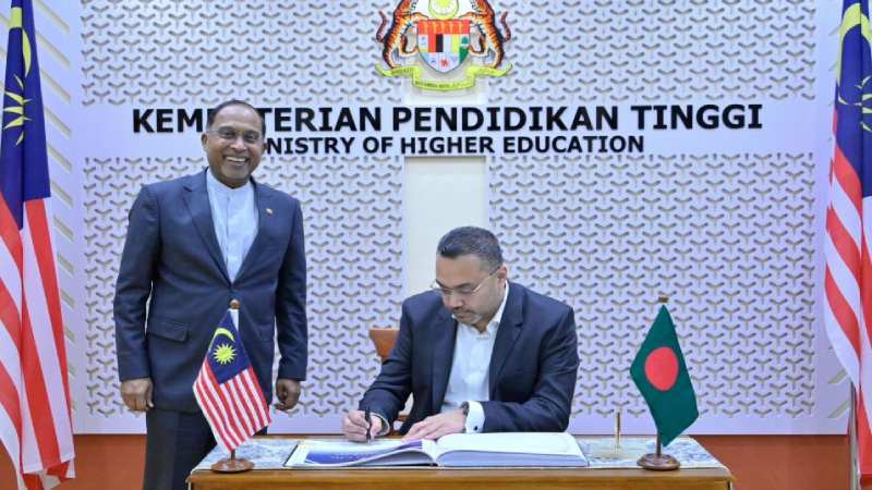 উচ্চশিক্ষা ও দক্ষতা উন্নয়নে সহযোগিতা জোরদার করবে বাংলাদেশ-মালয়েশিয়া