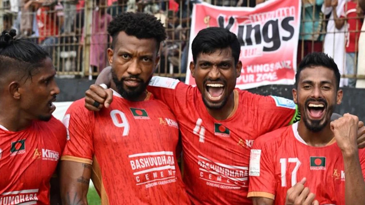 এক ম্যাচ হাতে রেখেই চ্যাম্পিয়ন, ষষ্ঠ শিরোপা বসুন্ধরা কিংসের