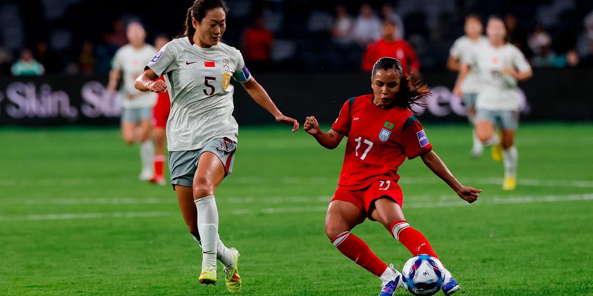 চ্যাম্পিয়ন চীনের বিপক্ষে মেয়েদের মুগ্ধতার লড়াই