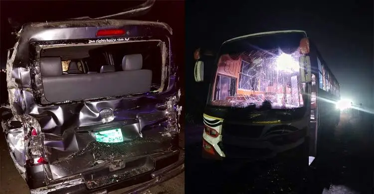 ভাঙ্গায় মাইক্রোবাস-বাস সংঘর্ষের ঘটনায় ধাওয়া-পাল্টা ধাওয়া, আহত ৫
