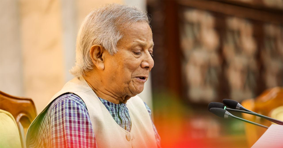 যেকোনো পরিস্থিতিতেই সুস্থ প্রজন্ম গড়তে হবে: প্রধান উপদেষ্টা