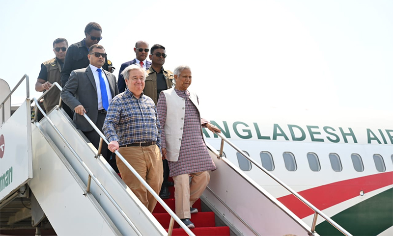 জাতিসংঘ মহাসচিবকে নিয়ে কক্সবাজারে প্রধান উপদেষ্টা
