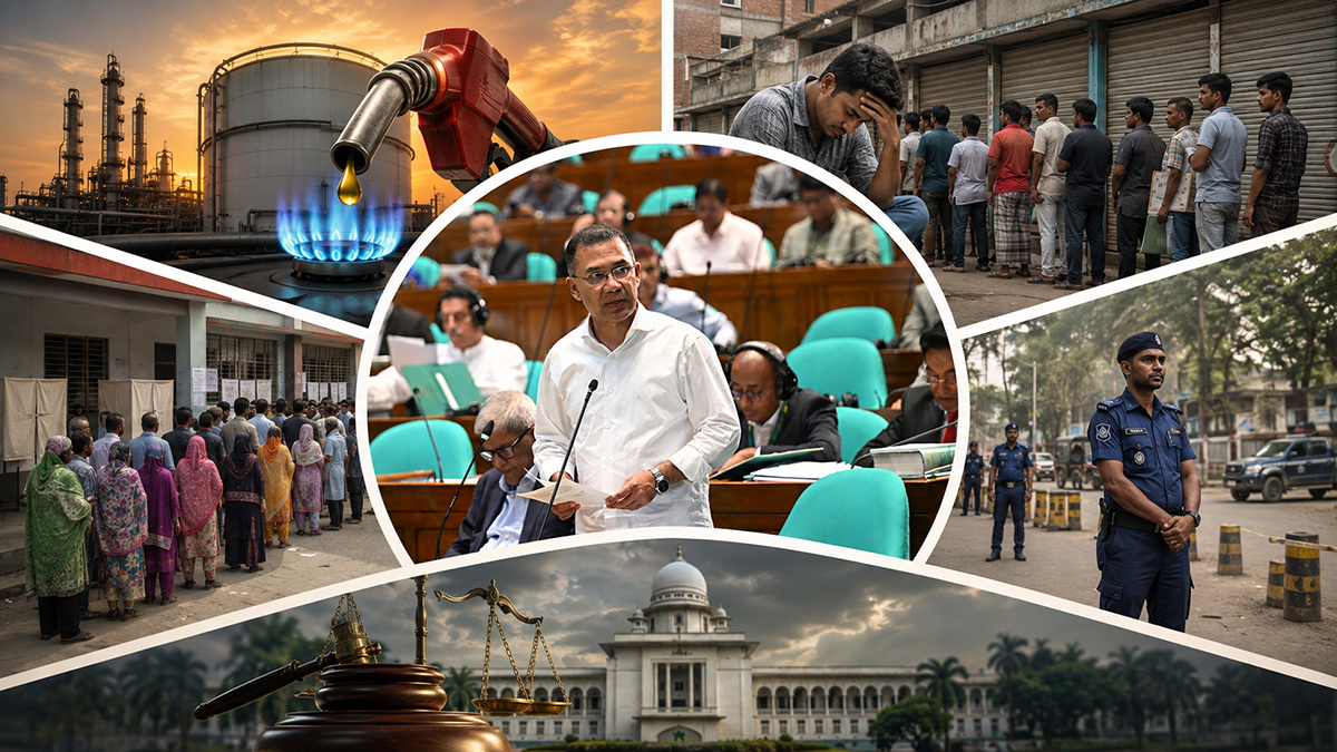 পাঁচ পরীক্ষার মুখে ৬ মাসের সরকার