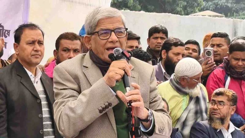 স্বাধীনতা বিরোধীদের হাতে দেশ নিরাপদ নয় : মির্জা ফখরুল