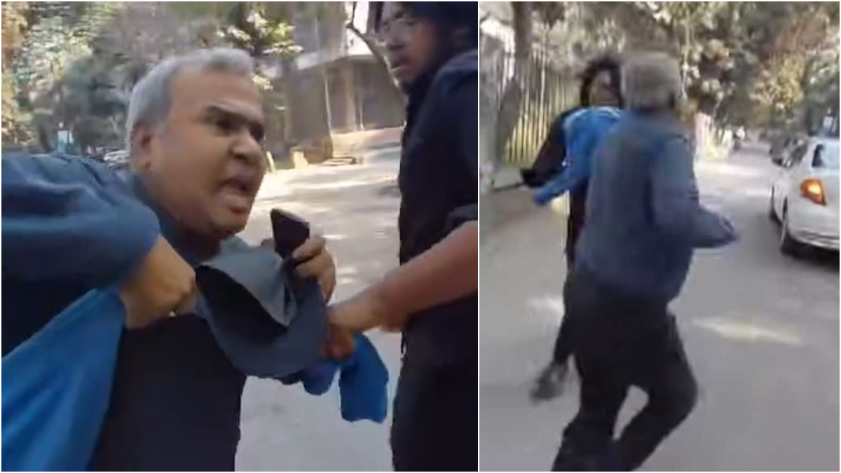 শিক্ষার্থীদের ধাওয়ায় দৌড়ে পালালেন ঢাবি অধ্যাপক আ ক ম জামাল