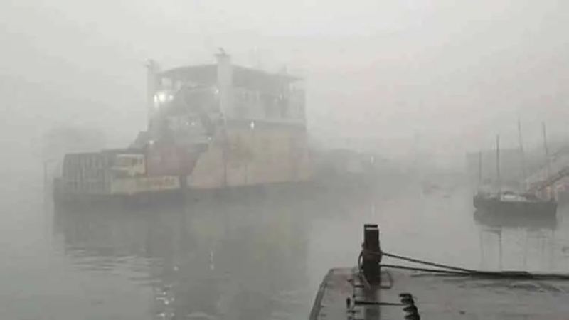 ঘন কুয়াশা, শরীয়তপুর–চাঁদপুর রুটে ফেরি চলাচল বন্ধ