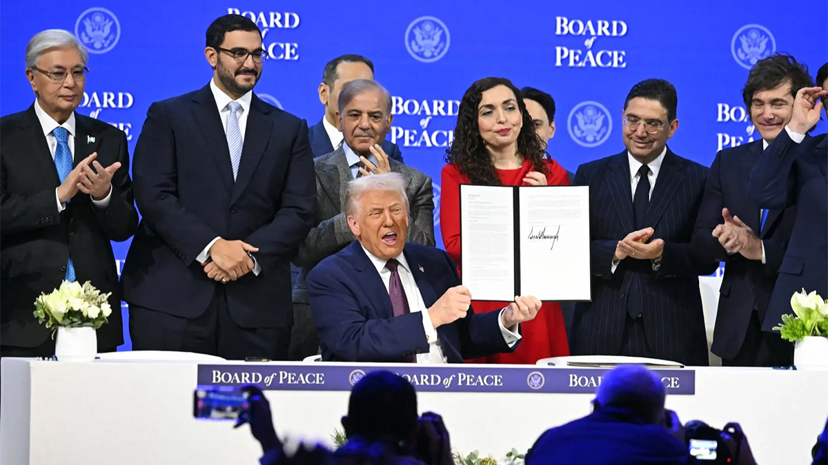 ট্রাম্পের ‘বোর্ড অব পিসে’র আনুষ্ঠানিক আত্মপ্রকাশ, কারা থাকছে?