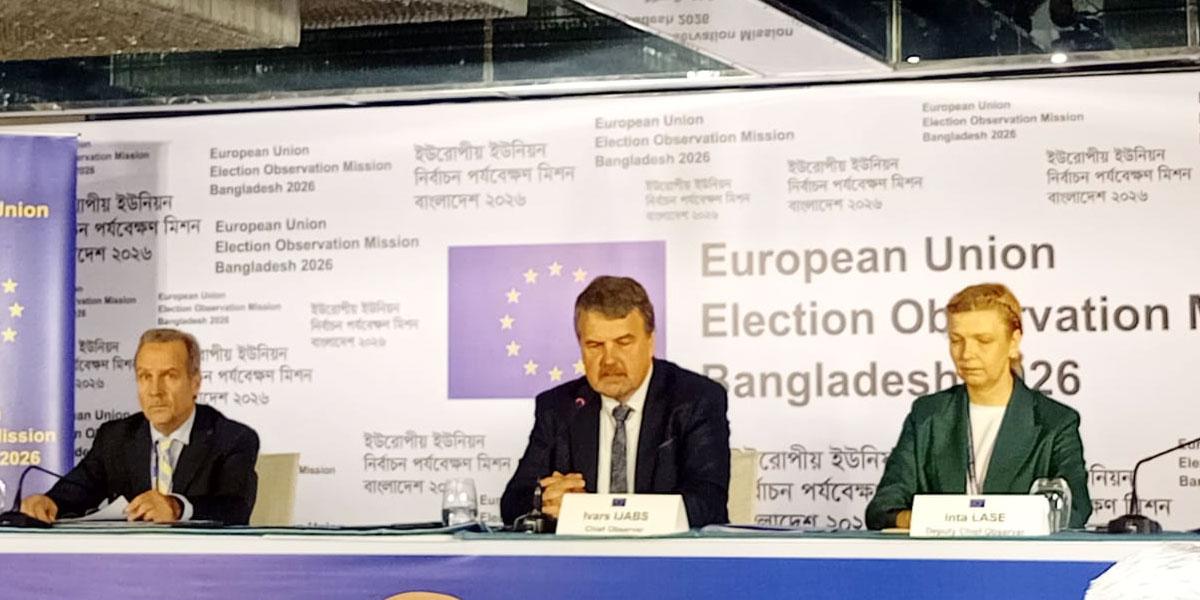 গণভোট নয়, শুধু সংসদ নির্বাচন পর্যবেক্ষণ করবে ইইউ মিশন