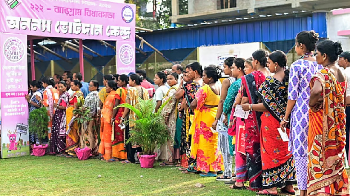 পশ্চিমবঙ্গ বিধানসভা নির্বাচনে রেকর্ড, ভোট ছাড়িয়েছে ৯১%